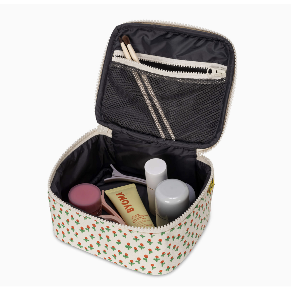 Tiny Roses Mini Zip Cube Lunchbox