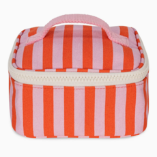 Awning Stripe Pink Mini Zip Cube Lunchbox