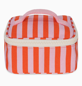 Awning Stripe Pink Mini Zip Cube Lunchbox