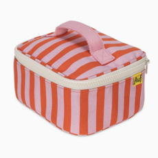 Awning Stripe Pink Mini Zip Cube Lunchbox