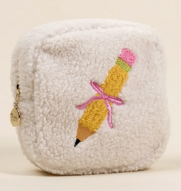 Pencil Me In Square Teddy Pouch