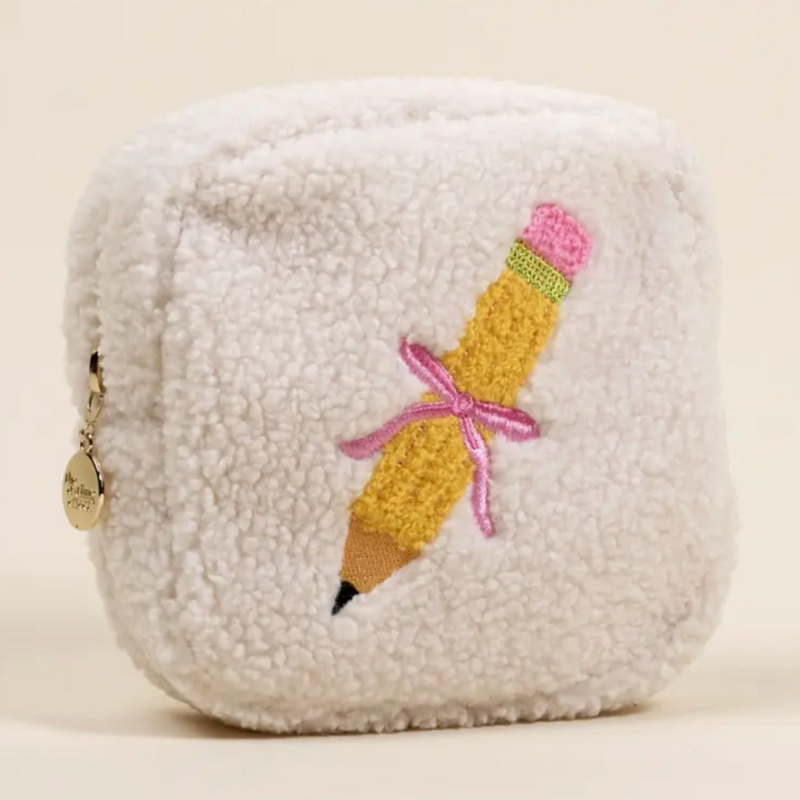 Pencil Me In Square Teddy Pouch