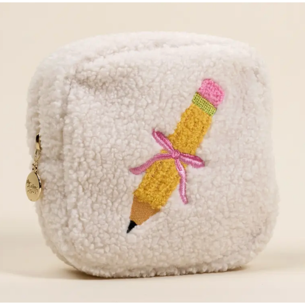 Pencil Me In Square Teddy Pouch