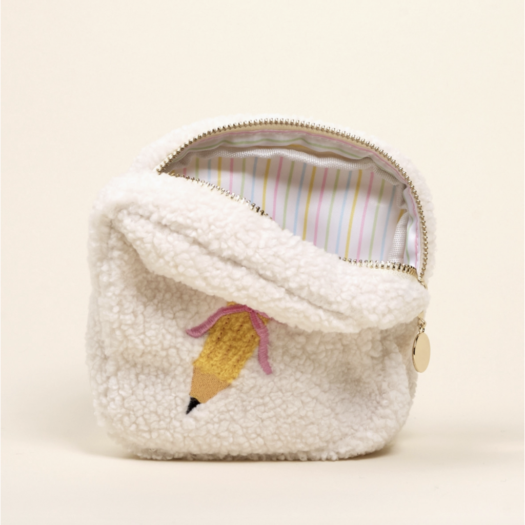 Pencil Me In Square Teddy Pouch