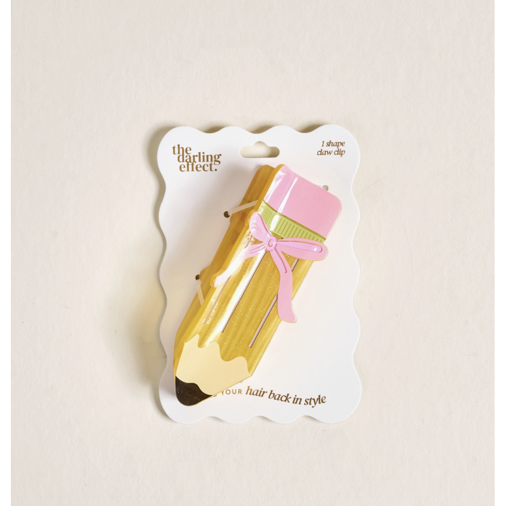 Pencil Me In Shape Up Claw Clip