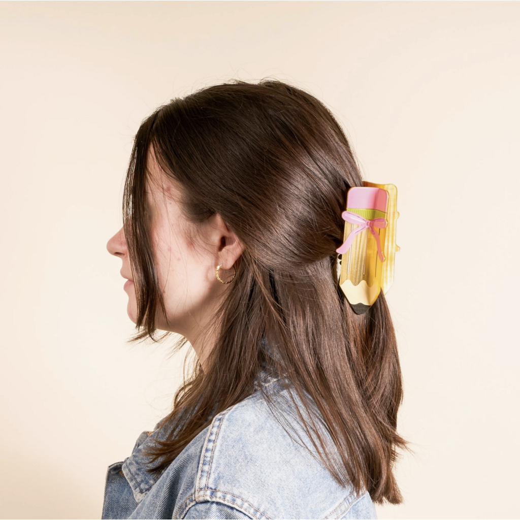Pencil Me In Shape Up Claw Clip