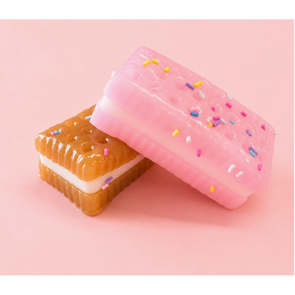 Sprinkle Ice Cream Sandwich Taba Squishy
