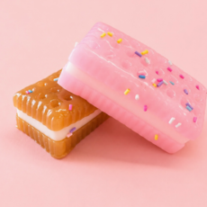 Sprinkle Ice Cream Sandwich Taba Squishy
