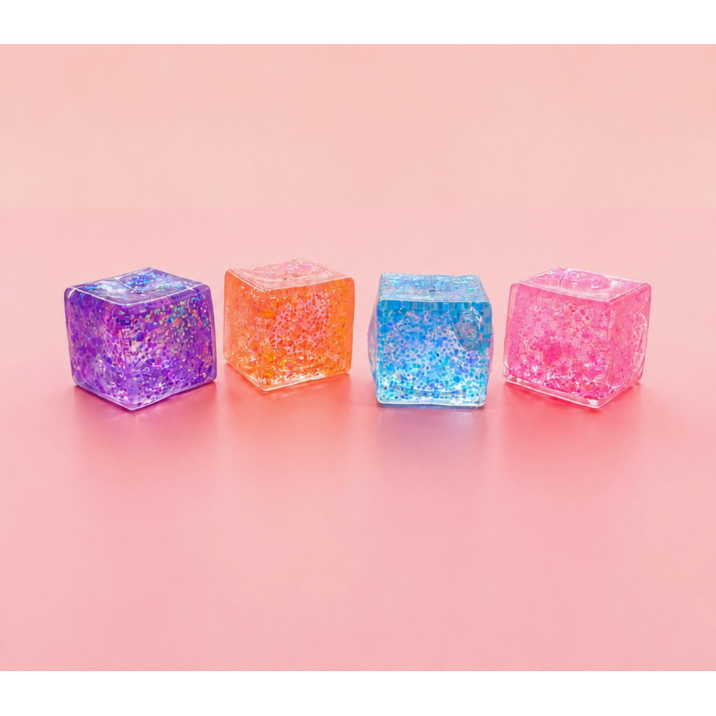Sparkle Disco Cubes Squishy