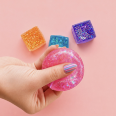 Sparkle Disco Cubes Squishy