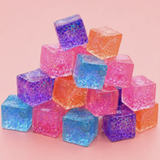 Sparkle Disco Cubes Squishy