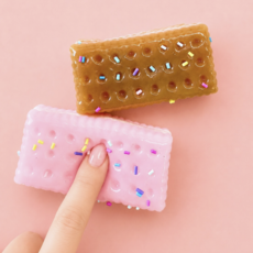 Sprinkle Ice Cream Sandwich Taba Squishy