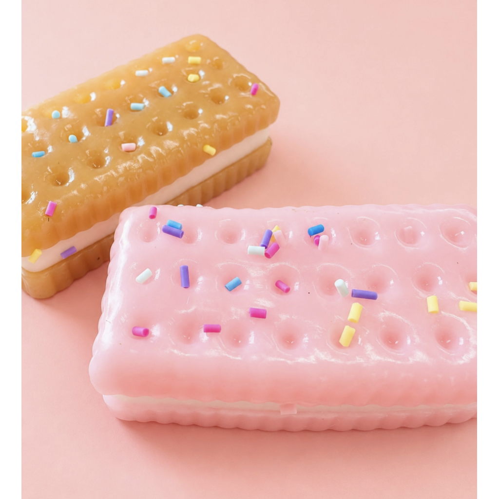 Sprinkle Ice Cream Sandwich Taba Squishy