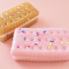 Sprinkle Ice Cream Sandwich Taba Squishy