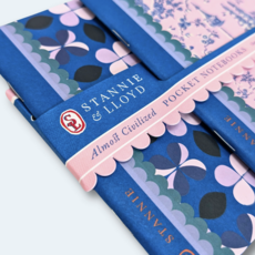 Modern Toile Pocket Notebook Duo