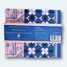 Modern Toile Pocket Notebook Duo