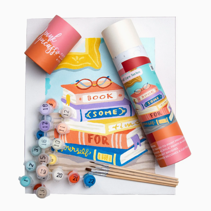 Book Some Time Paint By Numbers Kit
