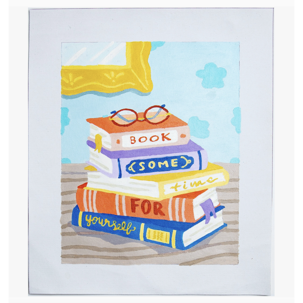 Book Some Time Paint By Numbers Kit