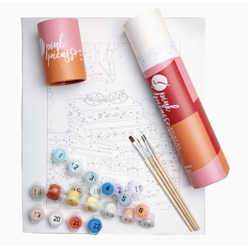 Book Some Time Paint By Numbers Kit