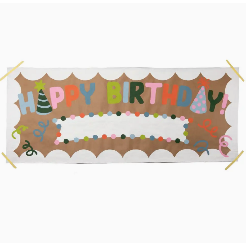 Happy Birthday Banner By Number Kit