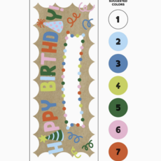 Happy Birthday Banner By Number Kit