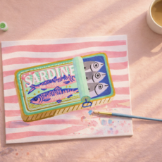Sealed With A Fish Paint By Numbers Kit