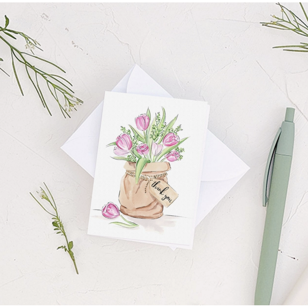 Thank You Blooms Mini Card