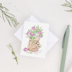 Thank You Blooms Mini Card