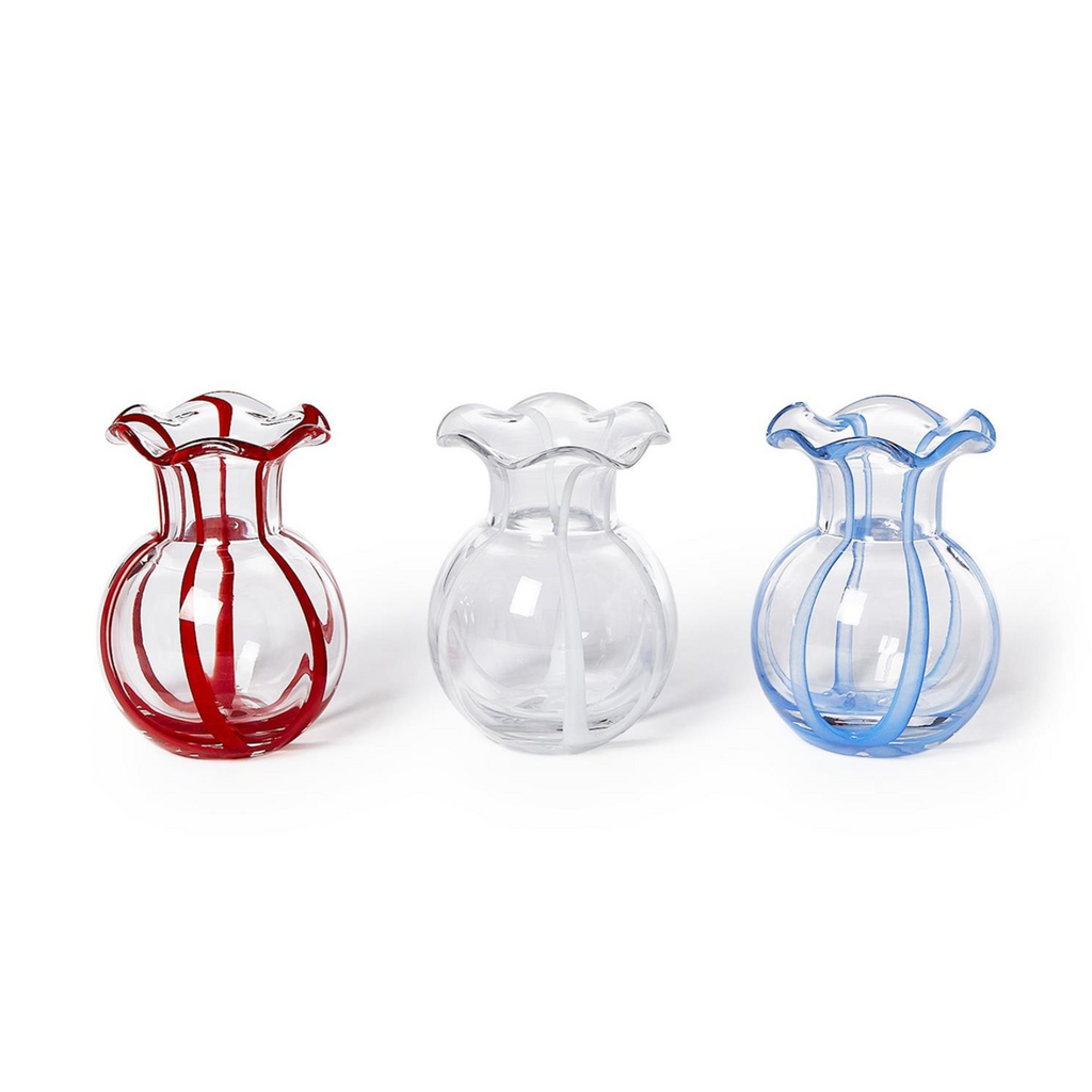 Ruffled Ribbon Vase