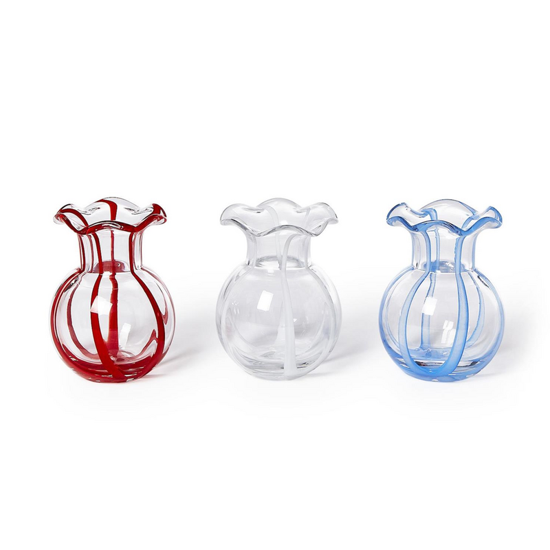 Ruffled Ribbon Vase