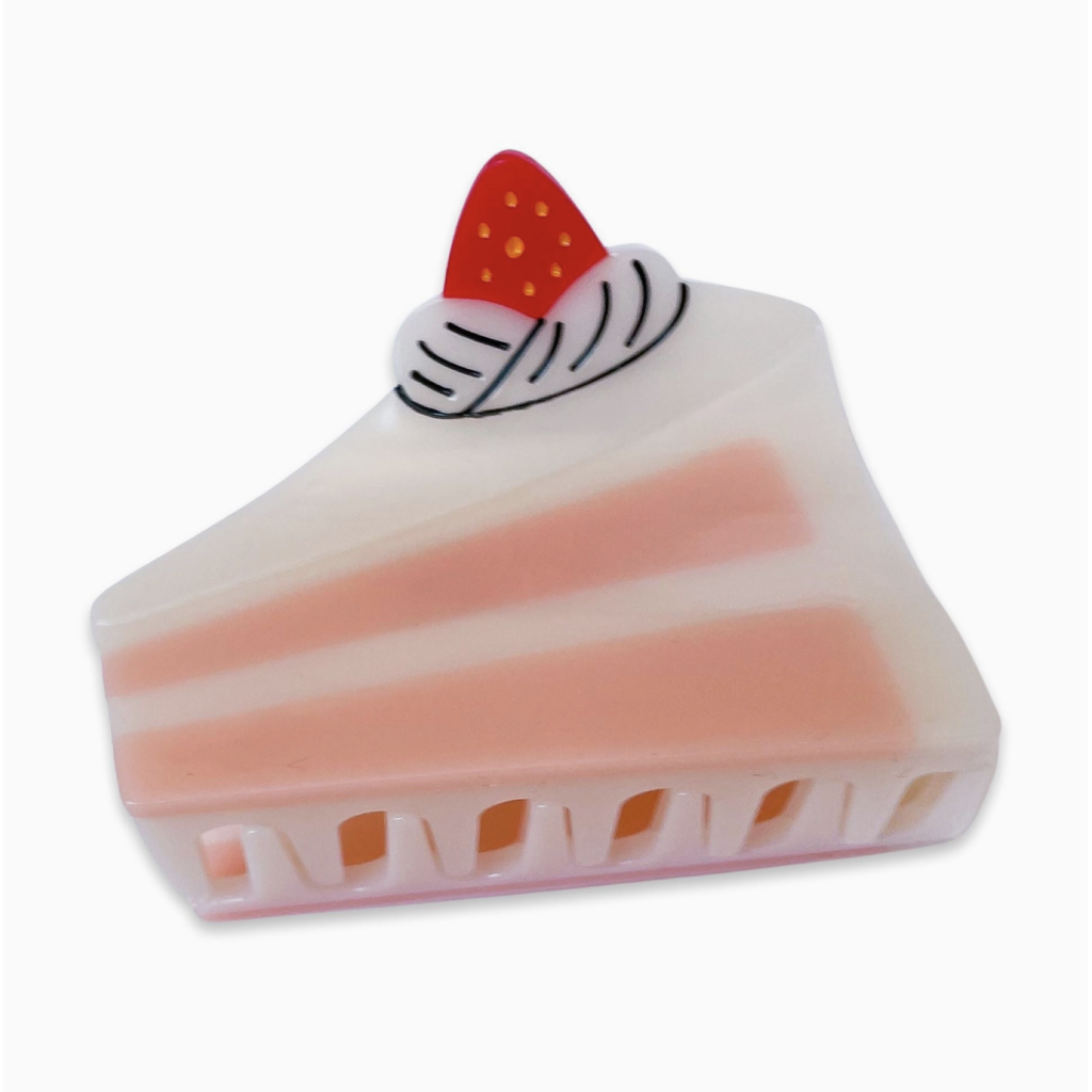 Midi Cake Slice Hair Claw Clip