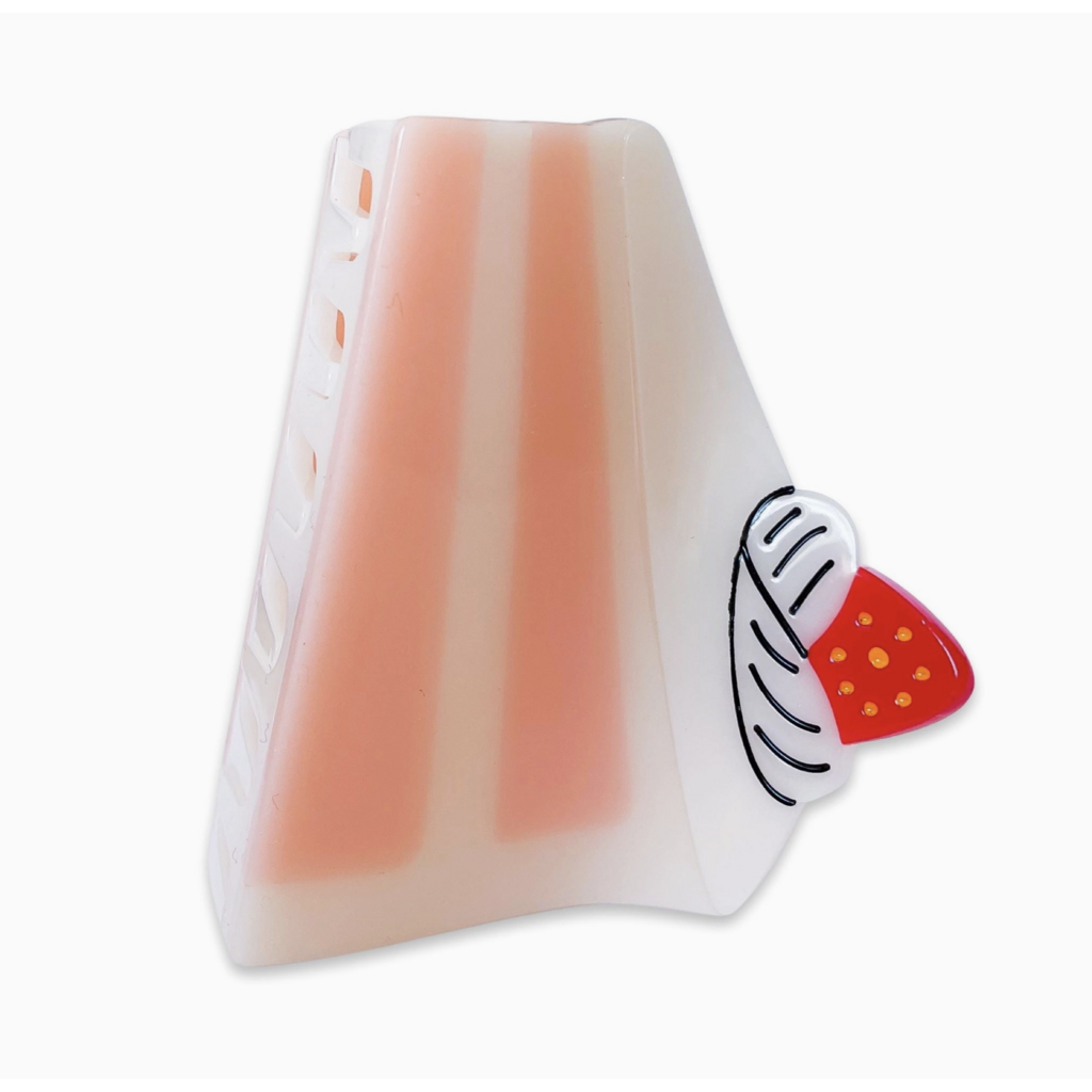 Midi Cake Slice Hair Claw Clip