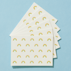 Rainbow Pattern Letterpress Card Box Set