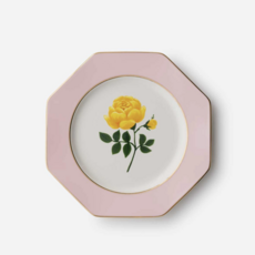 Roses Porcelain Dessert Plate Set
