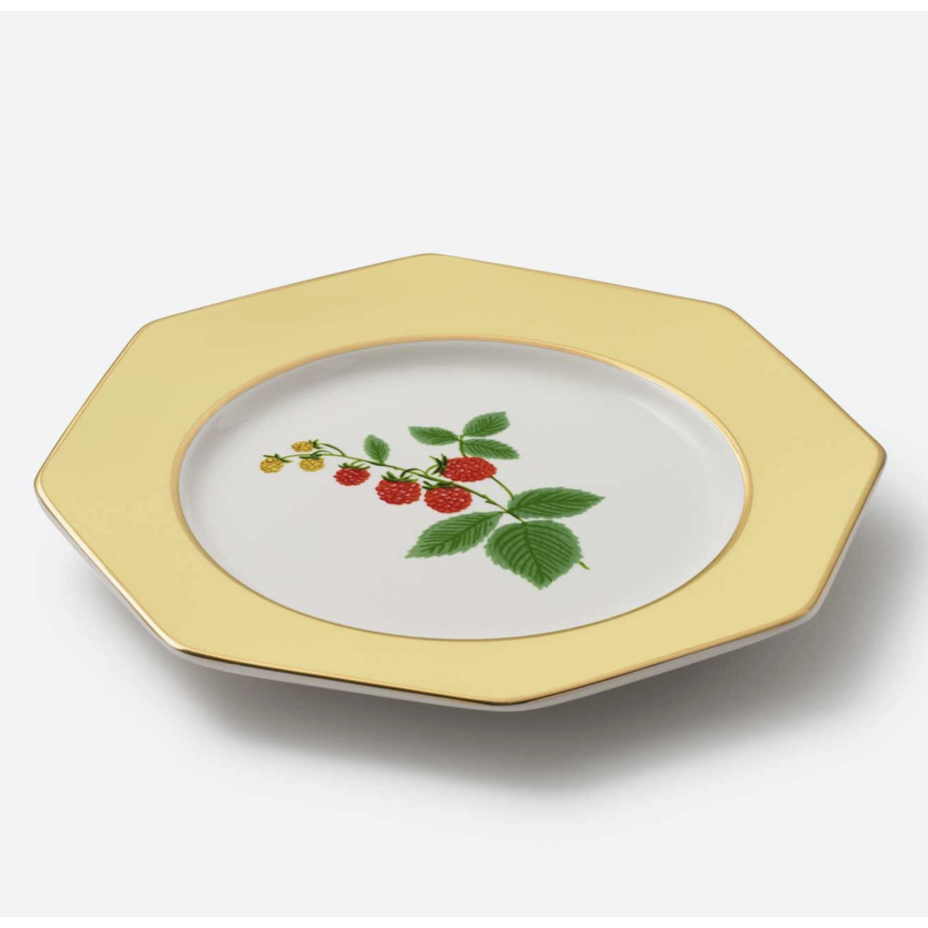 Roses Porcelain Dessert Plate Set