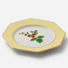 Roses Porcelain Dessert Plate Set