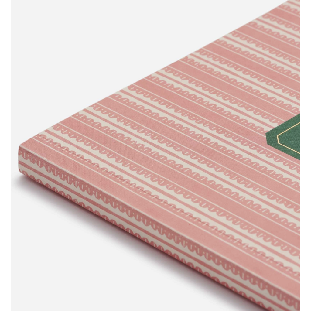 Pinking Stripe Softcover Journal