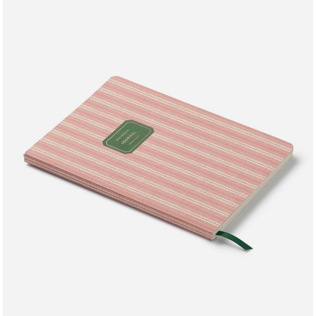Pinking Stripe Softcover Journal