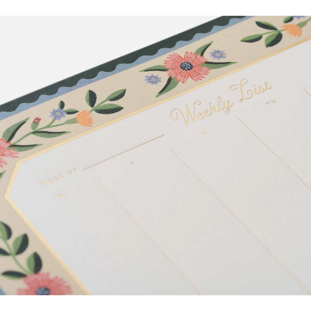 Aster Weekly Desk Pad