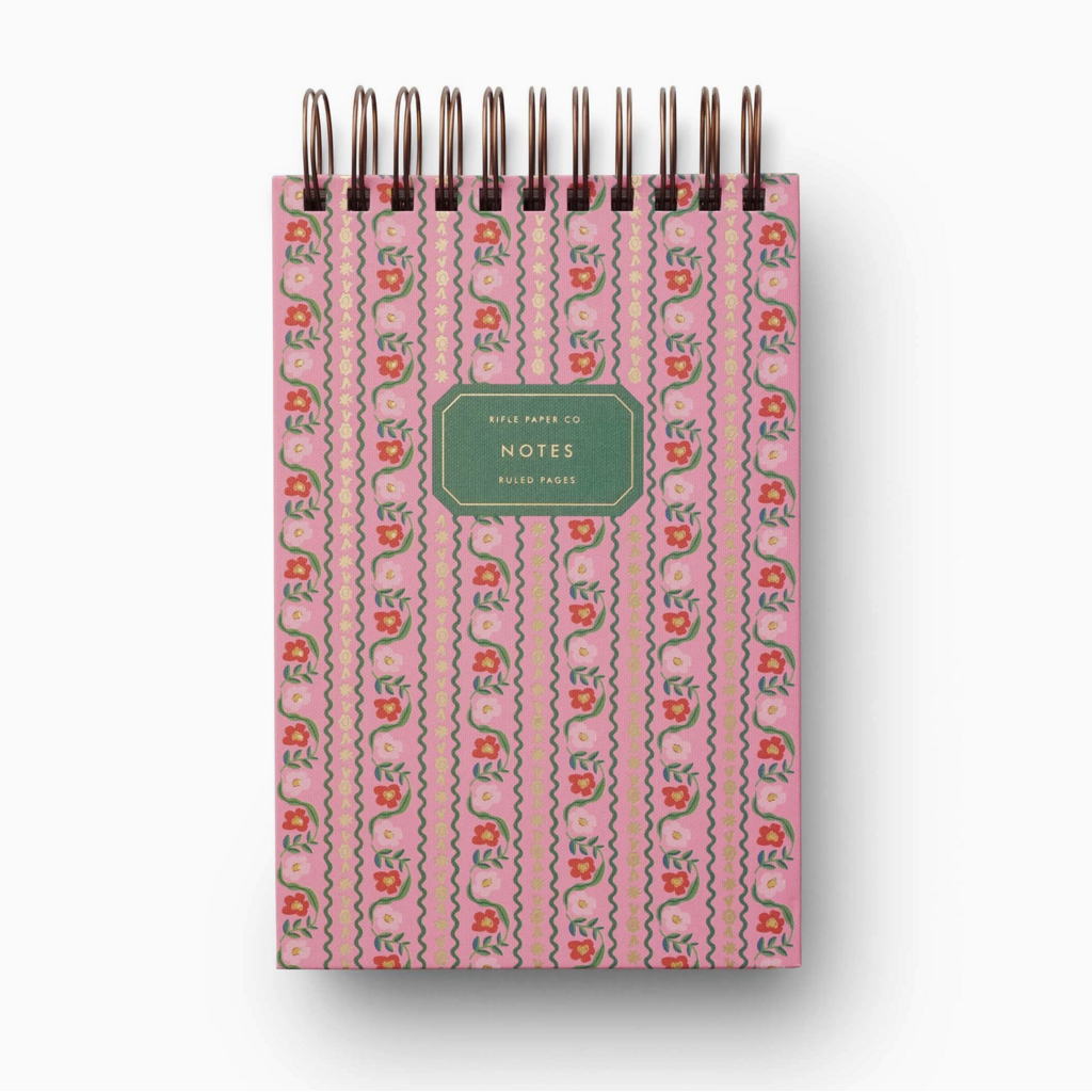 Delphine Spiral Notepad