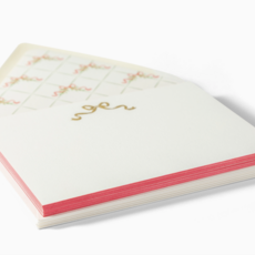 Bow Fancy Pants Engraved Notecards