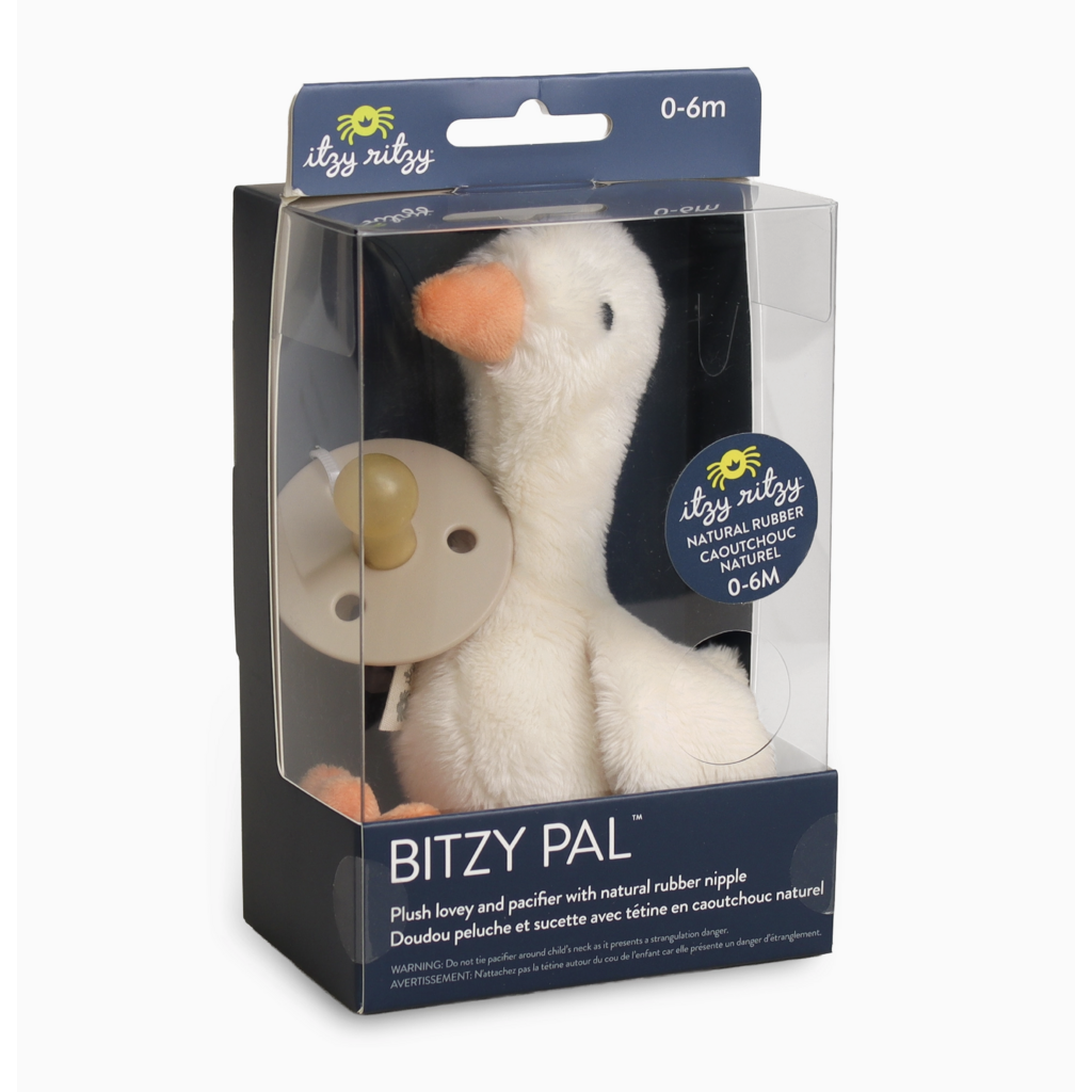 Bitzy Pal Natural Rubber Pacifier & Plush