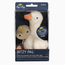Bitzy Pal Natural Rubber Pacifier & Plush