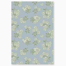 Hydrangea Gift Wrap Flat Sheet