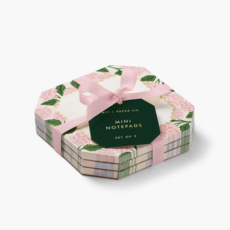 Pink Hydrangea Mini Notepad Trio
