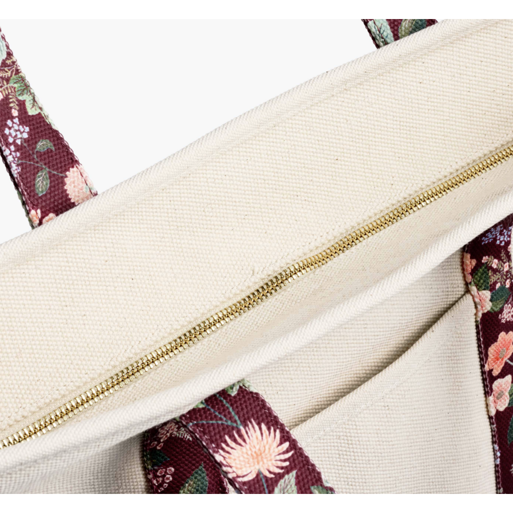 Dahlia Canvas Carry All