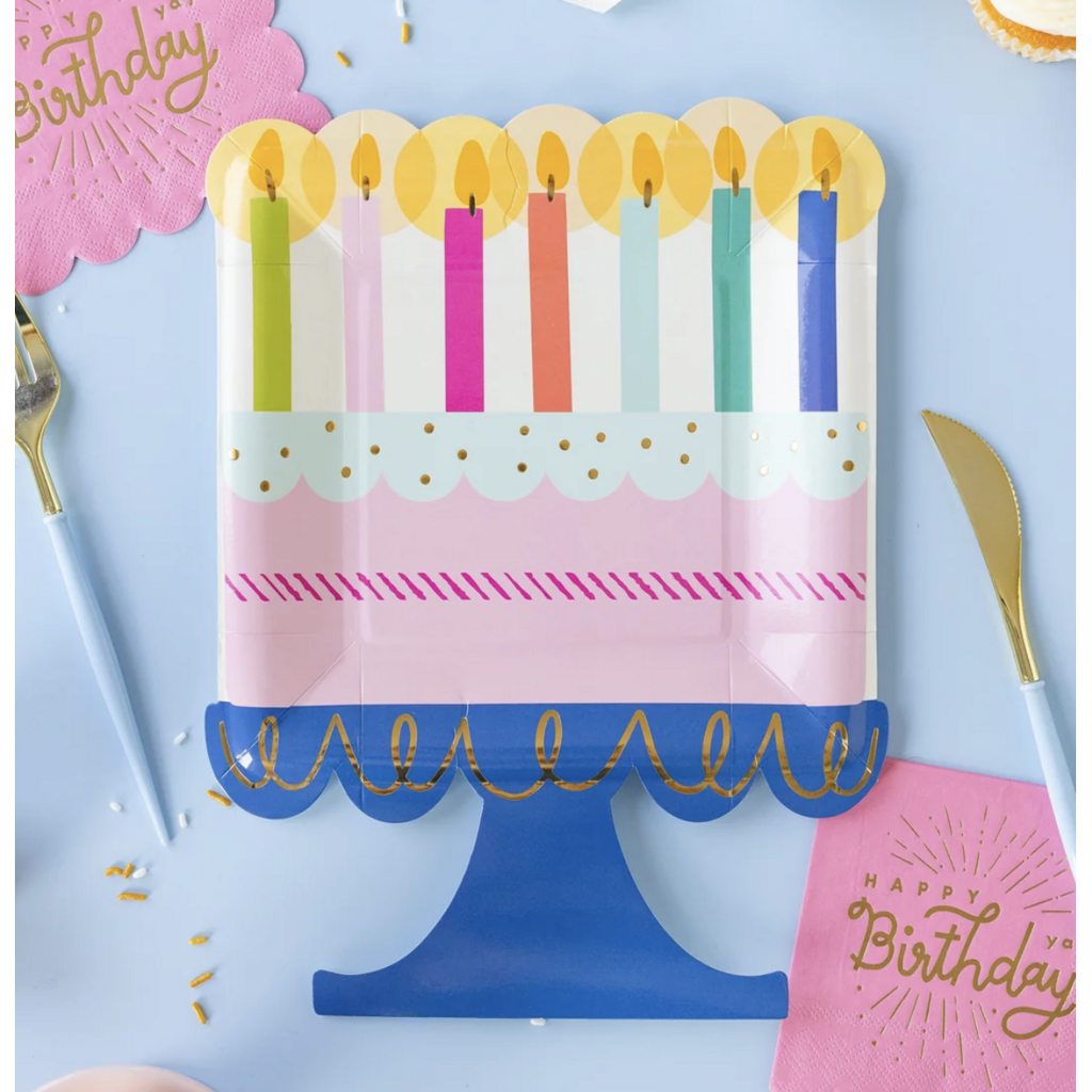 Cake Shaped Paper Plates