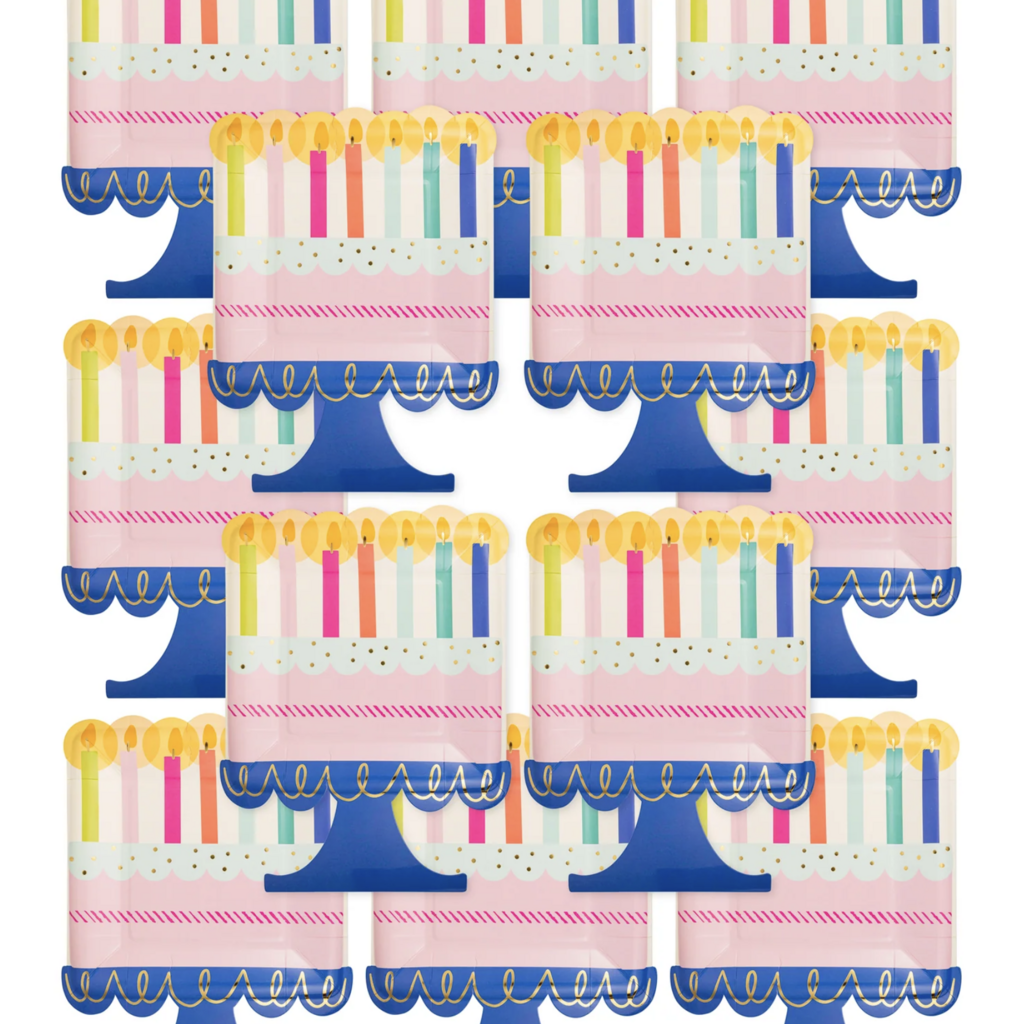 Cake Shaped Paper Plates