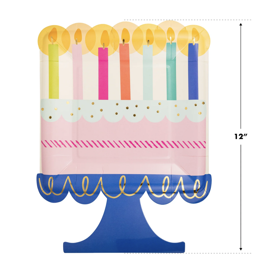 Cake Shaped Paper Plates