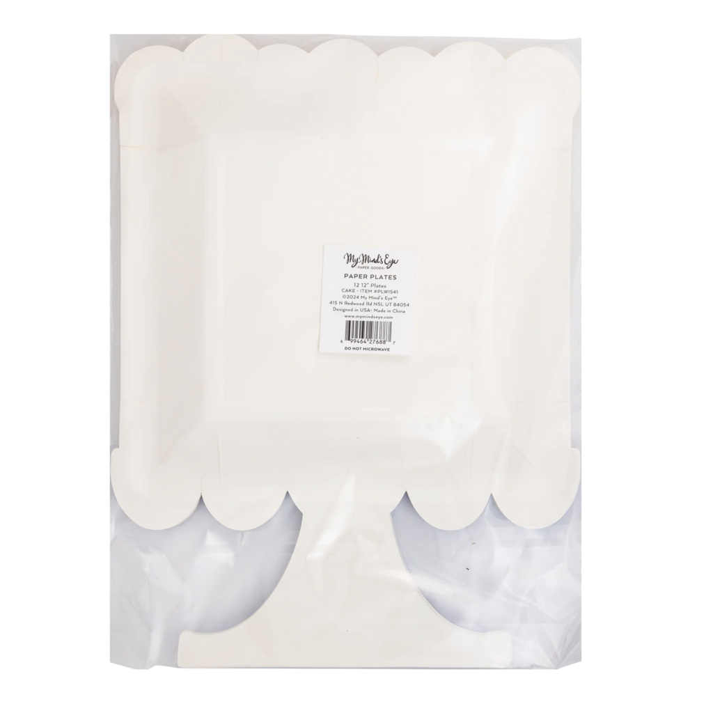 Cake Shaped Paper Plates